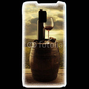 Coque LG P990 Vin rouge et paysage viticole