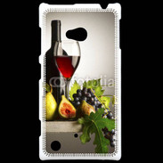 Coque Nokia Lumia 720 Vin rouge et fruits
