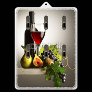 Porte clés Vin rouge et fruits