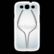 Coque Samsung Galaxy S3 Dessin verre à vin