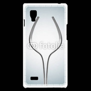 Coque LG Optimus L9 Dessin verre à vin