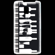 Coque LG P990 Piano Bar