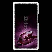 Coque LG Optimus L9 Vin rouge 5