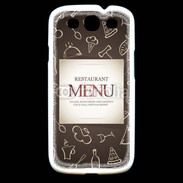 Coque Samsung Galaxy S3 Menu