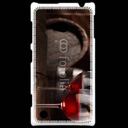 Coque Nokia Lumia 720 Verres de vin rouge et tonneaux