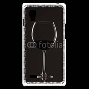 Coque LG Optimus L9 Verre de vin rouge 2