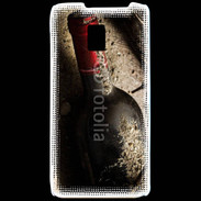 Coque LG P990 Vieille bouteille de vin