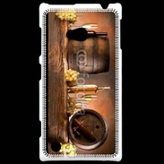 Coque Nokia Lumia 720 Vin blanc et tonneaux