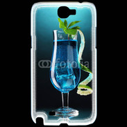Coque Samsung Galaxy Note 2 Cocktail bleu