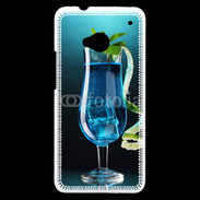 Coque HTC One Cocktail bleu