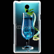 Coque Sony Xperia T Cocktail bleu