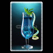 Etui carte bancaire Cocktail bleu