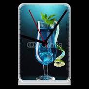Pendule de bureau Cocktail bleu
