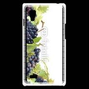Coque LG Optimus L9 Fond raisin