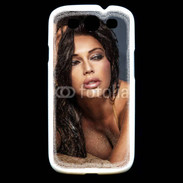 Coque Samsung Galaxy S3 Portait de brune charmante 5