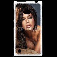 Coque Nokia Lumia 720 Portait de brune charmante 5