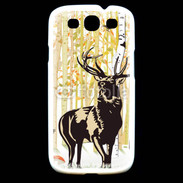 Coque Samsung Galaxy S3 Illustration de cerf 5