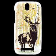 Coque HTC One SV Illustration de cerf 5