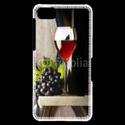 Coque Blackberry Z10 Verre de vin rouge et grappe de raisin