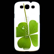 Coque Samsung Galaxy S3 Trèfle à 4 feuilles