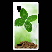 Coque LG Optimus L9 Trèfle à 4 feuilles 2