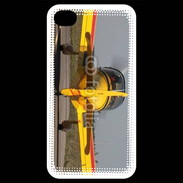 Coque iPhone 4 / iPhone 4S Cap 10 jaune sur taxiway