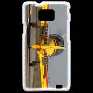 Coque Samsung Galaxy S2 Cap 10 jaune sur taxiway