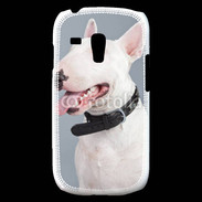 Coque Samsung Galaxy S3 Mini Portrait de Bull terrier blanc 5