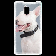 Coque LG P990 Portrait de Bull terrier blanc 5