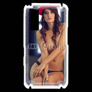 Coque Samsung Player One Charmante brune avec casquette rouge