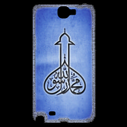 Coque Samsung Galaxy Note 2 Islam E Bleu