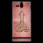Coque Sony Xperia U Islam E Rouge