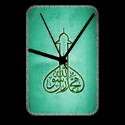 Grande pendule murale Islam E Turquoise