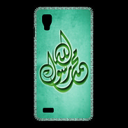 Coque LG Optimus L9 Islam H Turquoise