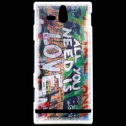 Coque Sony Xperia U All you need is love
