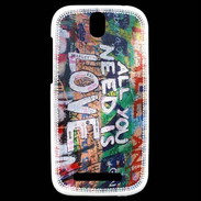 Coque HTC One SV All you need is love
