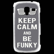 Coque Samsung Galaxy Ace 2 Keep Calm Funky Gris