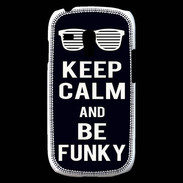 Coque Samsung Galaxy S3 Mini Keep Calm Funky Noir