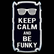 Coque Blackberry 8520 Keep Calm Funky Noir
