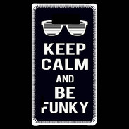Coque LG Optimus L7 Keep Calm Funky Noir