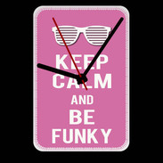 Grande pendule murale Keep Calm Funky Rose