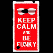 Coque Nokia Lumia 720 Keep Calm Funky Rouge