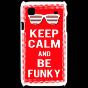 Coque Samsung Galaxy S Keep Calm Funky Rouge