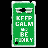 Coque Nokia Lumia 720 Keep Calm Funky Vert