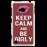 Coque Nokia Lumia 720 Keep calm Girl Brique