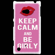 Coque Nokia Lumia 720 Keep Calm Girly Rose