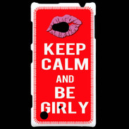 Coque Nokia Lumia 720 Keep calm Girly Rouge
