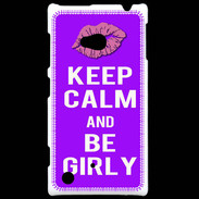 Coque Nokia Lumia 720 Keep Calm Girly Violet