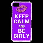 Coque Blackberry Z10 Keep Calm Girly Violet