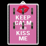 Porte clés Keep Calm Kiss me Rose